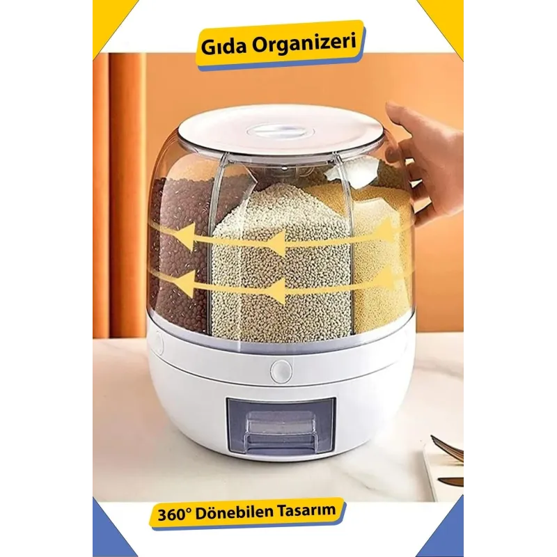 Dönebilen Kuru Gıda Ve Bakliyat Organizeri
