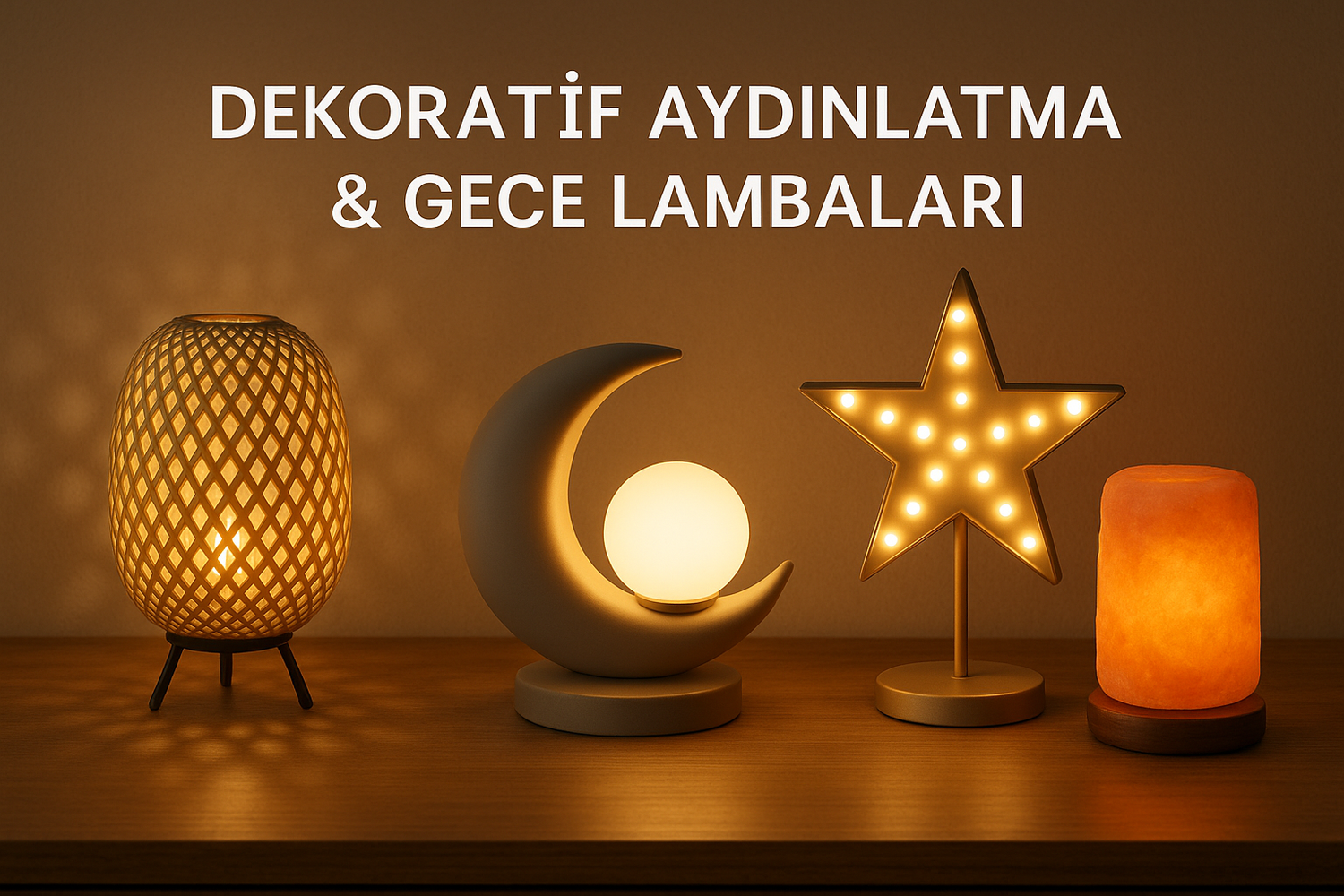 📦 Dekoratif Aydınlatma & Gece Lambaları