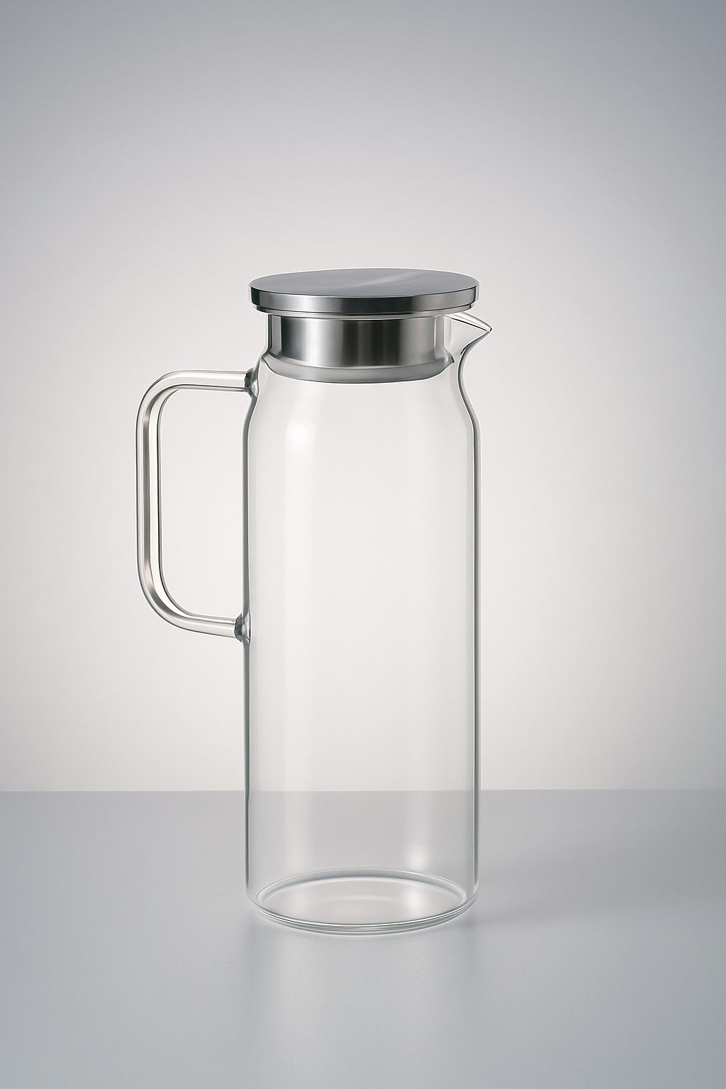 1500 ml Borosilikat Cam Su Sürahisi.