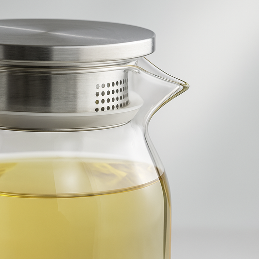 1500 ml Borosilikat Cam Su Sürahisi.