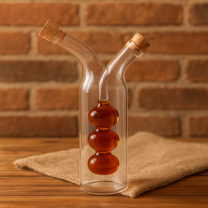 Cam 2'si 1 Arada Yağdanlık ve Sirkelik 300 ml