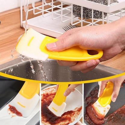 Silikon Uçlu Bulaşık Temizleme Kazıyıcı Spatula – Çizmeden ve Zorlanmadan Temizlik